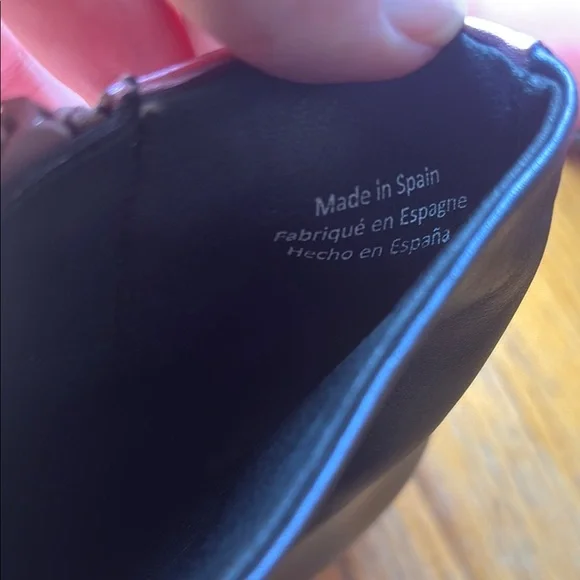 “Maeve” Pink and Black Two Tone Leather Ankle Boots, Booties - Picture 7 of 7